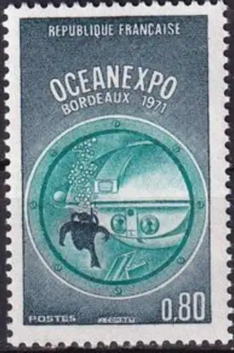 FRANKREICH 1971 Mi-Nr. 1740 ** MNH