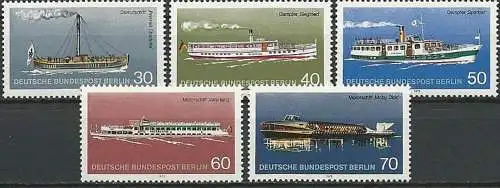 BERLIN 1975 Mi-Nr. 483/87 ** MNH