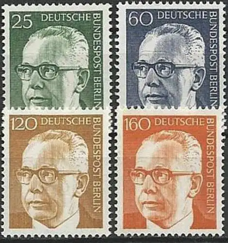 BERLIN 1971 Mi-Nr. 393/96 ** MNH