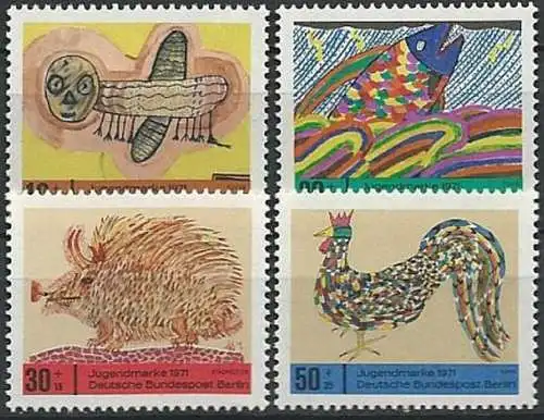 BERLIN 1971 Mi-Nr. 386/89 ** MNH