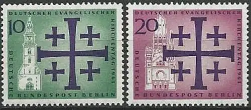 BERLIN 1961 Mi-Nr. 215/16 ** MNH