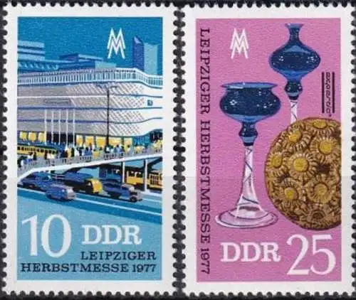 DDR 1977 Mi-Nr. 2250/51 ** MNH
