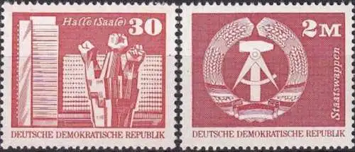 DDR 1973 Mi-Nr. 1899/00 ** MNH