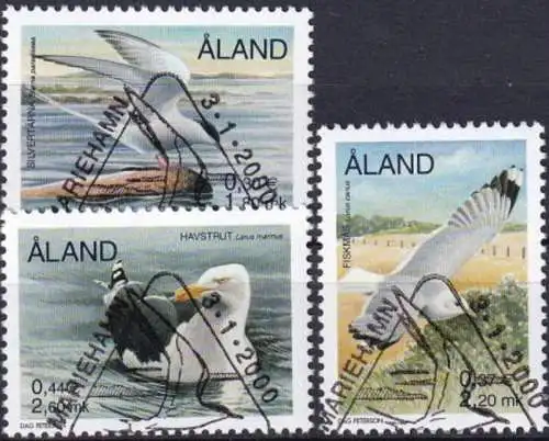 ALAND 2000 Mi-Nr. 168/70 o used - aus Abo