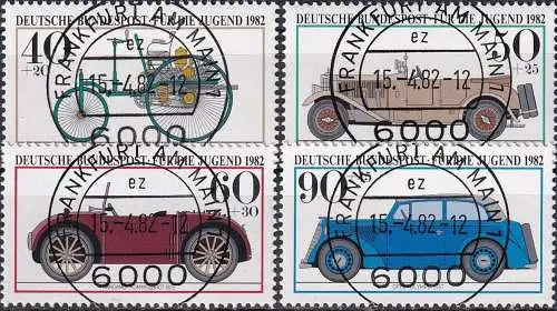 DEUTSCHLAND 1982 Mi-Nr. 1123/26 o used - aus Abo