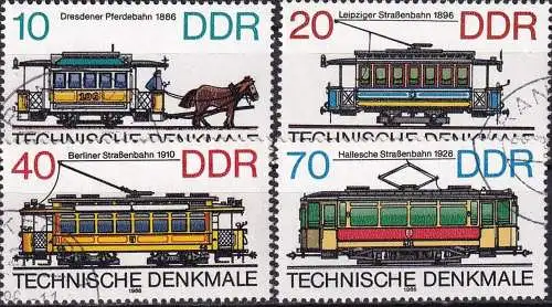 DDR 1986 Mi-Nr. 3015/18 o used