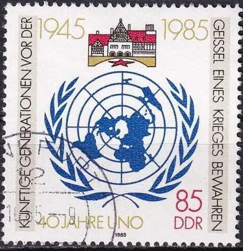 DDR 1985 Mi-Nr. 2982 o used