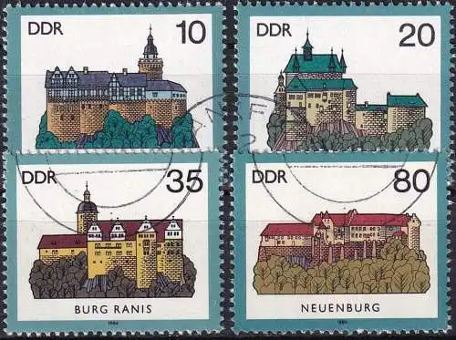 DDR 1984 Mi-Nr. 2910/13 o used