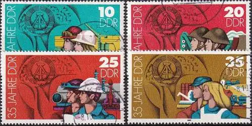 DDR 1984 Mi-Nr. 2898/01 o used