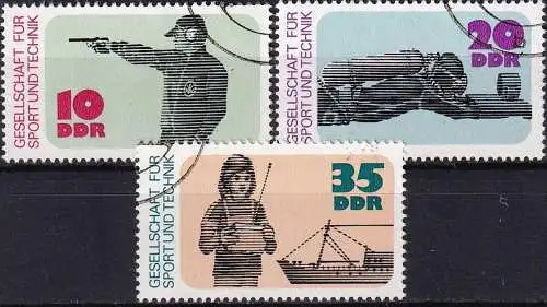 DDR 1977 Mi-Nr. 2220/22 o used