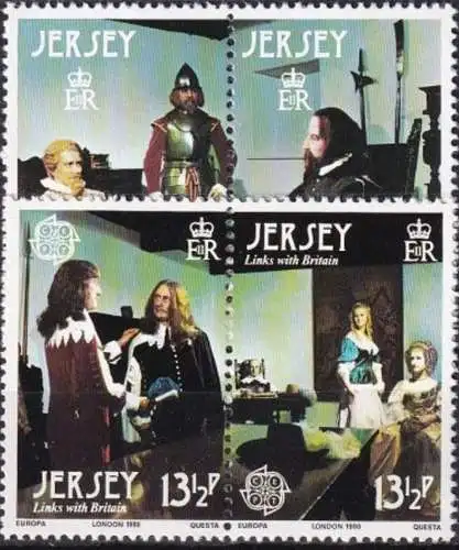 JERSEY 1980 Mi-Nr. 219/22 ** MNH