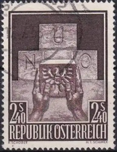 ÖSTERREICH 1958 Mi-Nr. 1025 o used