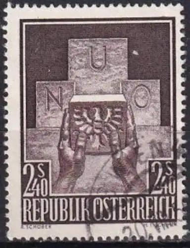 ÖSTERREICH 1956 Mi-Nr. 1025 o used