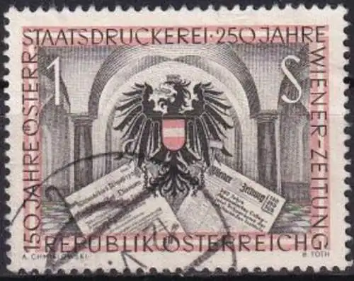 ÖSTERREICH 1954 Mi-Nr. 1011 o used