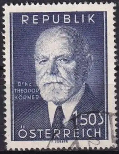 ÖSTERREICH 1953 Mi-Nr. 982 o used
