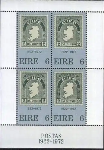 IRLAND 1972 Mi-Nr. Block 1 ** MNH