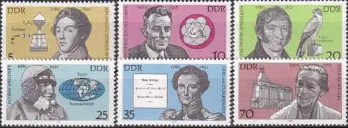 DDR 1980 Mi-Nr. 2492/97 ** MNH