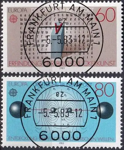 DEUTSCHLAND 1983 Mi-Nr. 1175/76 o used - aus Abo