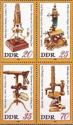 DDR 1980 Mi-Nr. 2534/37 ** MNH