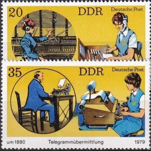 DDR 1979 Mi-Nr. 2400/01 ** MNH