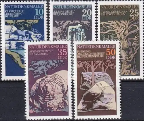 DDR 1977 Mi-Nr. 2203/07 ** MNH