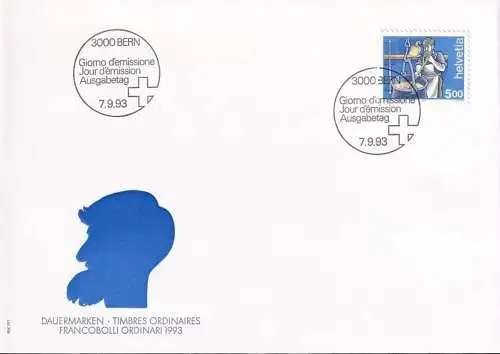 SCHWEIZ 1993 Mi-Nr. 1510 FDC