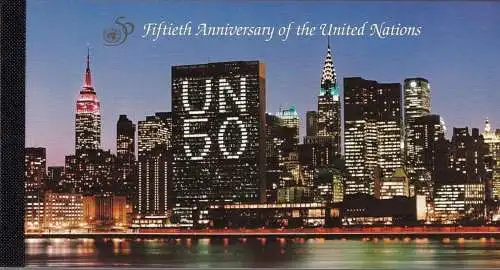 UNO NEW YORK 1995 Mi-Nr. MH 1 Markenheft/booklet EST used
