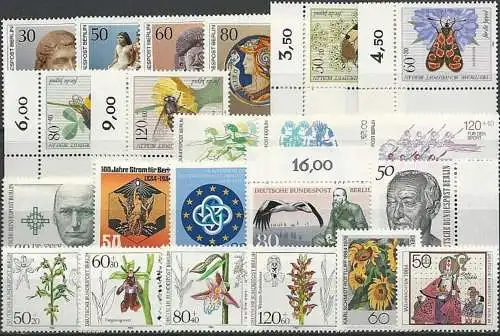 BERLIN 1984 Mi-Nr. 708-729 kompletter Jahrgang ** MNH