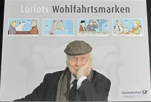 DEUTSCHLAND 2011 Mi-Nr. 2836/39 Folder Loriot