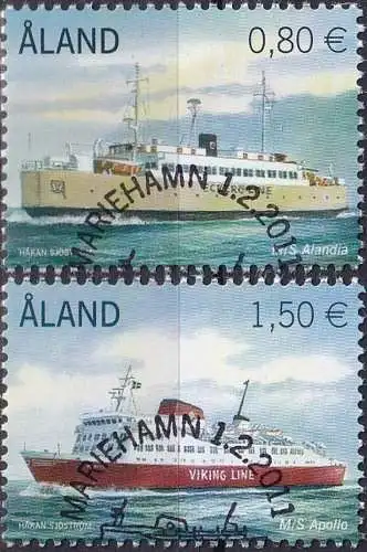 ALAND 2011 Mi-Nr. 337/38 o used - aus Abo