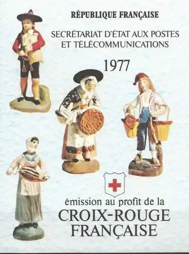 FRANKREICH 1977 Mi-Nr. 2054/55 Markenheft/booklet ** MNH