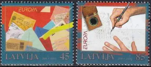 LETTLAND 2008 Mi-Nr. 731/32 ** MNH