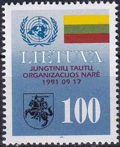 LITAUEN 1992 Mi-Nr. 495 ** MNH