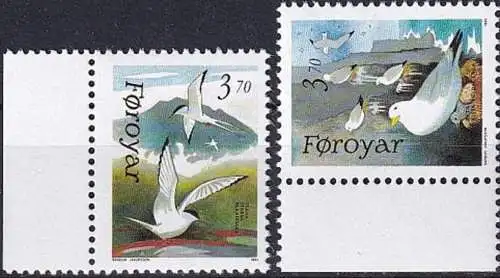 FÄRÖER 1991 Mi-Nr. 221/22 ** MNH