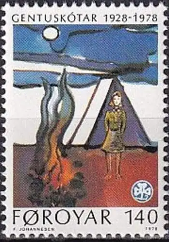 FÄRÖER 1978 Mi-Nr. 41 ** MNH