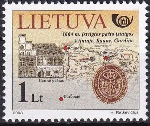 LITAUEN 2003 Mi-Nr. 829 ** MNH