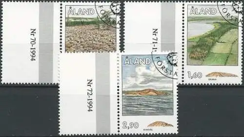 ALAND 1994 Mi-Nr. 79/81 o used - aus Abo