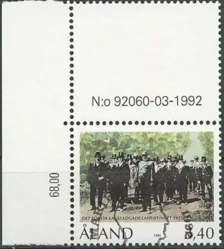 ALAND 1992 Mi-Nr. 63 o used - aus Abo