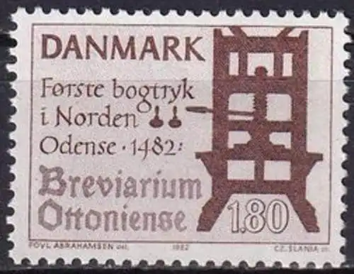 DÄNEMARK 1982 Mi-Nr. 763 ** MNH