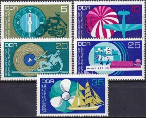 DDR 1972 Mi-Nr. 1773/74 ** MNH
