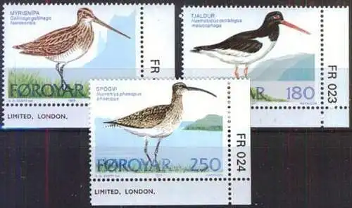 FÄRÖER 1977 Mi-Nr. 28/30 ** MNH