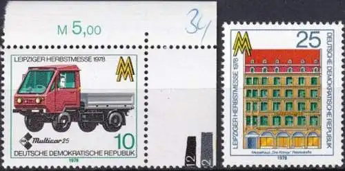 DDR 1978 Mi-Nr. 2353/54 ** MNH