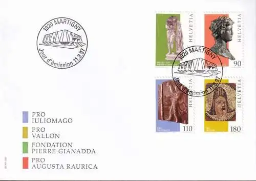 SCHWEIZ 1997 Mi-Nr. 1605/08 FDC