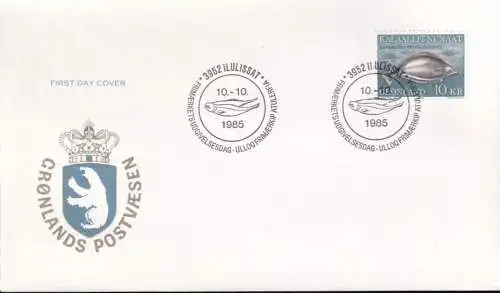 GRÖNLAND 1985 Mi-Nr. 162 FDC