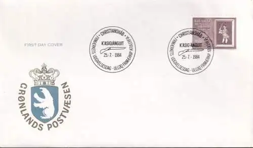 GRÖNLAND 1984 Mi-Nr. 152 FDC