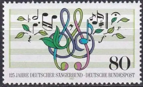 DEUTSCHLAND 1987 Mi-Nr. 1319 ** MNH