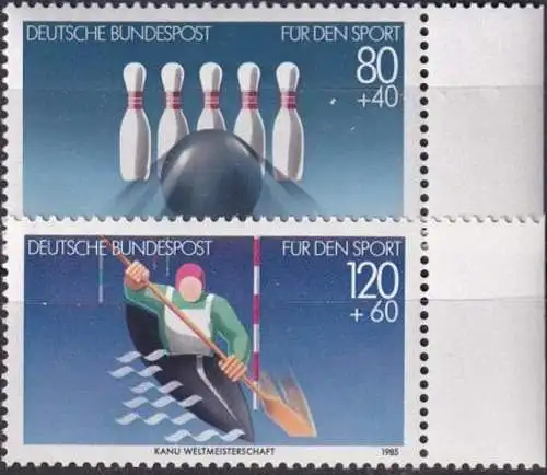 DEUTSCHLAND 1985 Mi-Nr. 1238/39 ** MNH