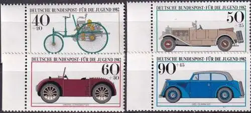 DEUTSCHLAND 1982 Mi-Nr. 1123/26 ** MNH