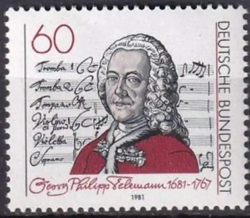 DEUTSCHLAND 1981 Mi-Nr. 1085 ** MNH