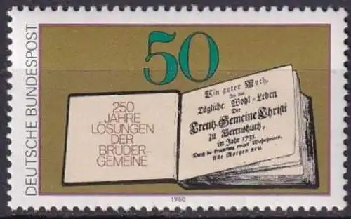 DEUTSCHLAND 1980 Mi-Nr. 1054 ** MNH